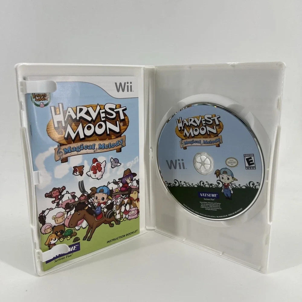 Harvest Moon: Magical Melody (Nintendo Wii, 2008) CIB